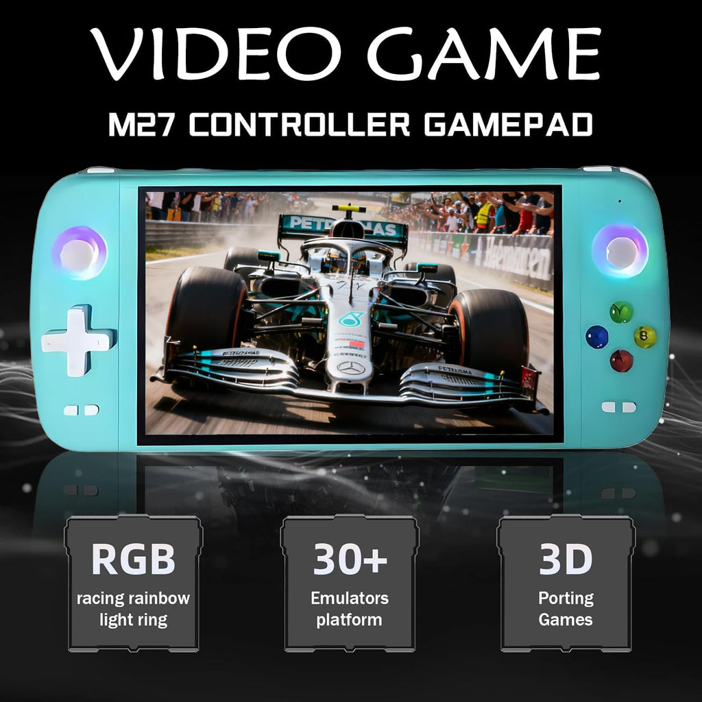 M27 Retro Handheld Console, 7 inch screen, 30,000+ games