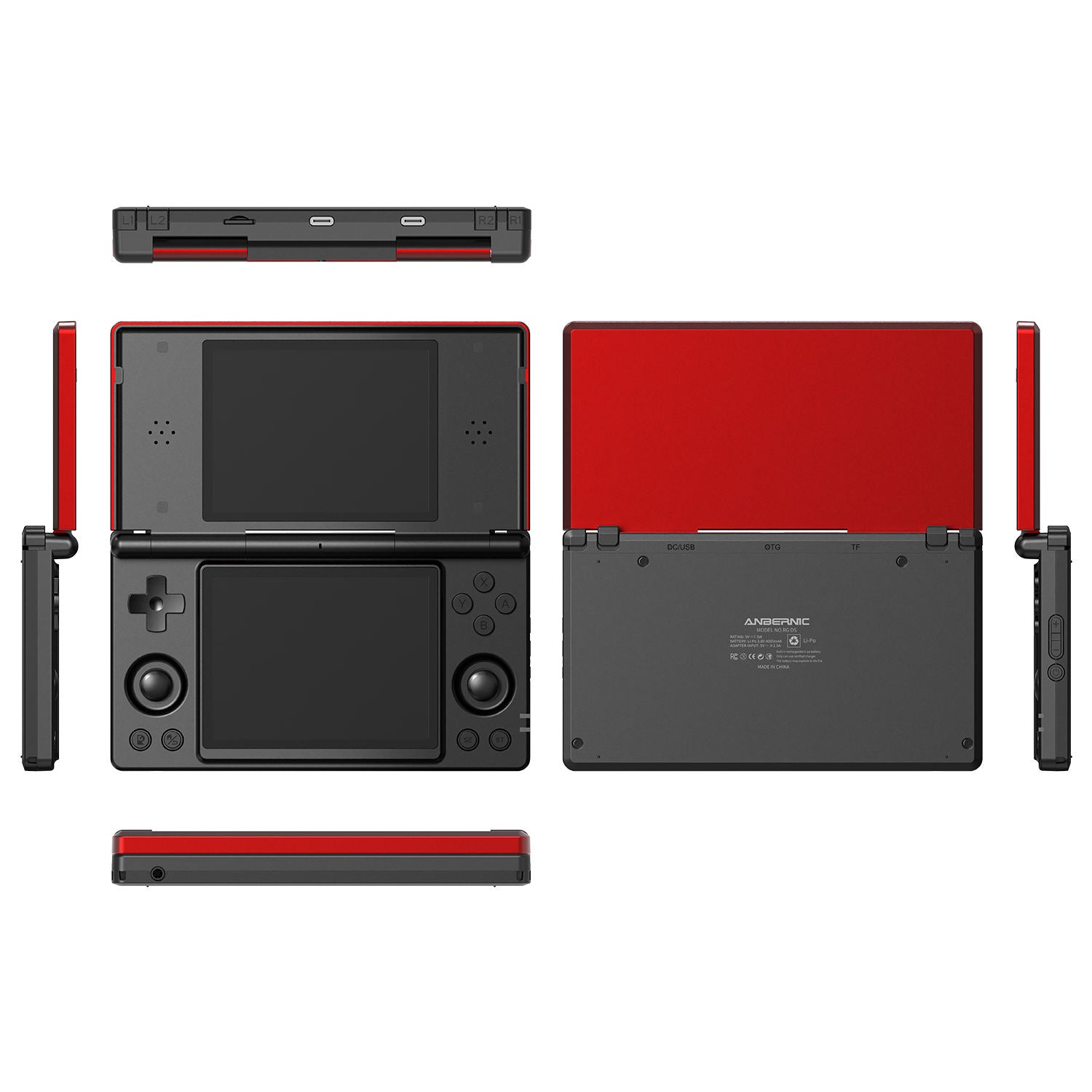Anbernic RG DS 3gb/32gb Folding Android 14 Retro Handheld Game Console
