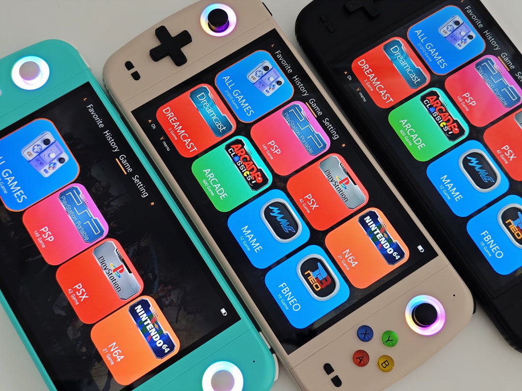 M27 Retro Handheld Console, 7 inch screen, 30,000+ games