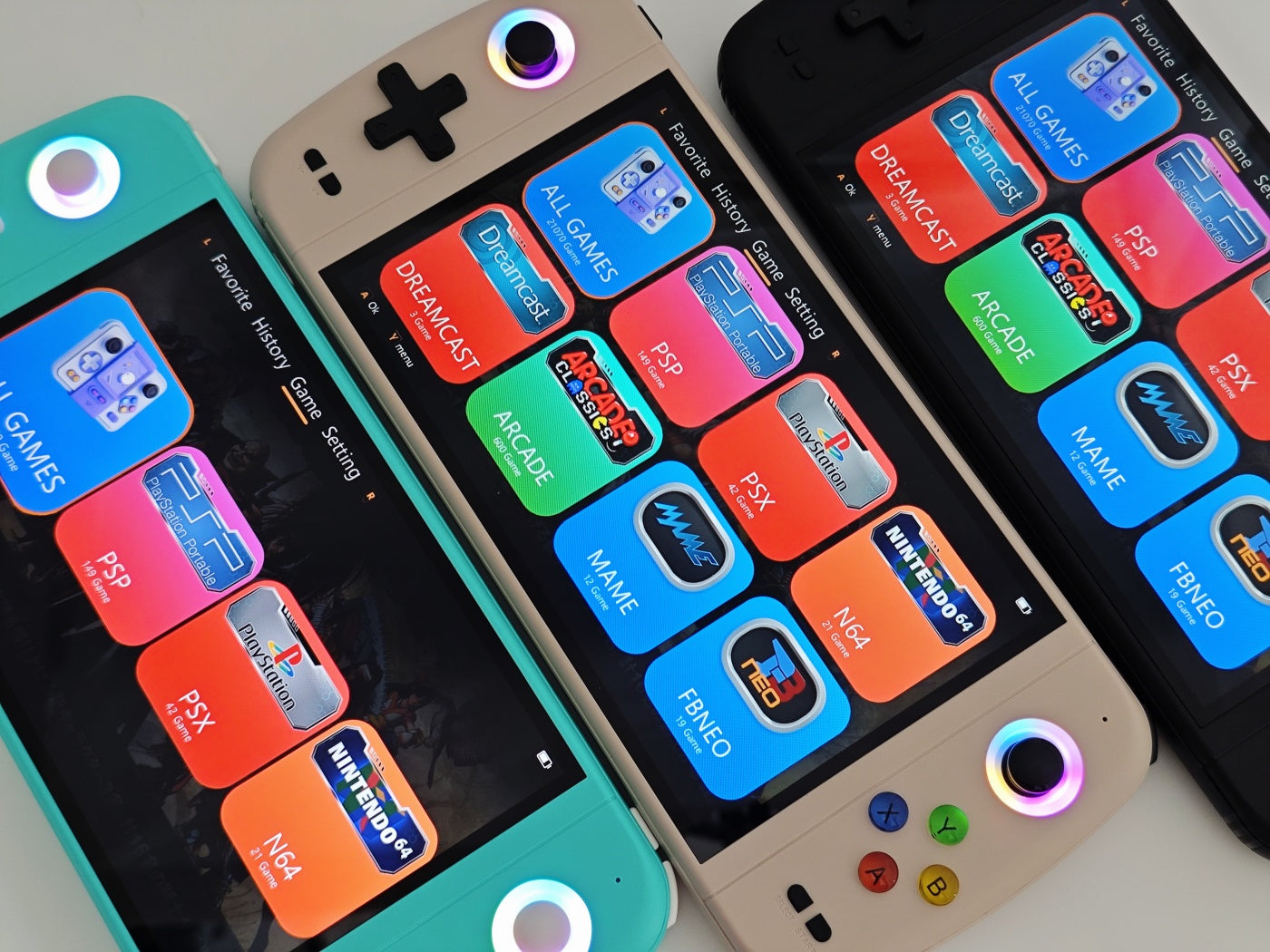 M27 Retro Handheld Console, 7 inch screen, 30,000+ games