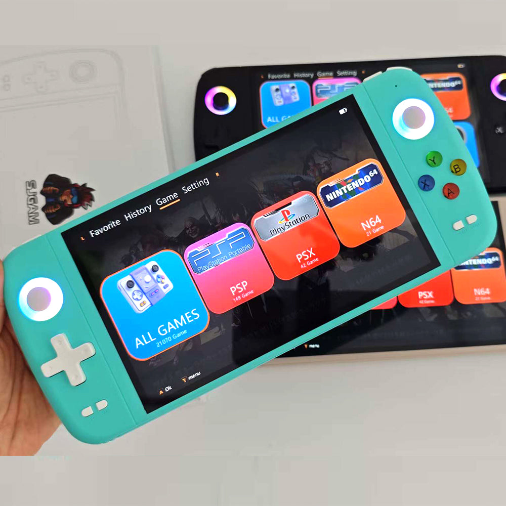 M27 Retro Handheld Console, 7 inch screen, 30,000+ games