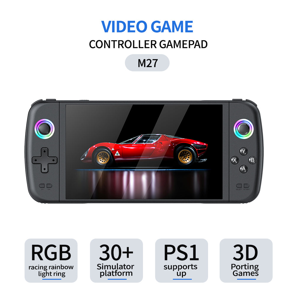 M27 Retro Handheld Console, 7 inch screen, 30,000+ games
